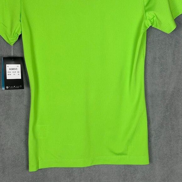 Nike Golf Polo Shirt Womens Extra Small Green Dri Fit Stay Cool Short Sleeve - Picture 8 of 12